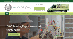 Desktop Screenshot of greenersolutionsair.com